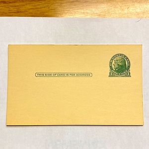 Early 1900 stamped postcard unused